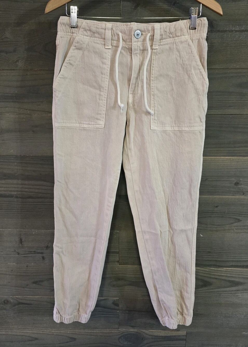 American Eagle, Tomgirl, Utility, Cargo, Joggers, Tan, Stretchy | Women’s Sz 6